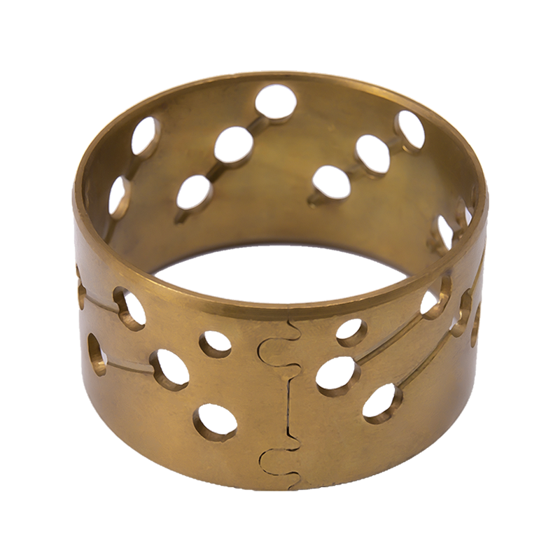 HZ092 황동 오일 그루브 단일 금속 구리 부싱